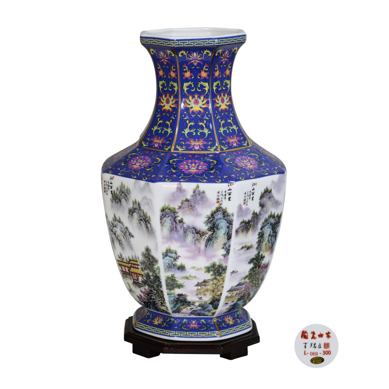 王锡良 江山万里八方瓶